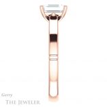 Emerald Cut Forever One Moissanite Engagement Ring #GTJ1097-emerald-fb-r 3 Emerald Cut Forever Brilliant Moissanite Engagement Ring #GTJ1097-emerald-fb-r