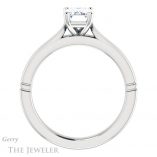 Emerald Cut Forever Brilliant Moissanite Engagement Ring #GTJ1097-emerald-fb-w