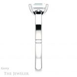 Emerald Cut Forever Brilliant Moissanite Engagement Ring #GTJ1097-emerald-fb-w