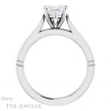Heart Shaped Forever Brilliant Moissanite Engagement Ring #GTJ1097-heart-fb-w