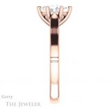 Oval Shaped Forever One Moissanite Engagement Ring #GTJ1097-oval-fo-r 3 Oval Shaped Forever One Moissanite Engagement Ring #GTJ1097-oval-fo-r
