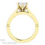 Oval Shaped Forever One Moissanite Engagement Ring #GTJ1097-oval-fo-y 2 Oval Shaped Forever One Moissanite Engagement Ring #GTJ1097-oval-fo-y