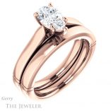 Pear Shaped Forever One Moissanite Engagement Ring #GTJ1097-pear-fb-r 6 Pear Shaped Forever Brilliant Moissanite Engagement Ring #GTJ1097-pear-fb-r