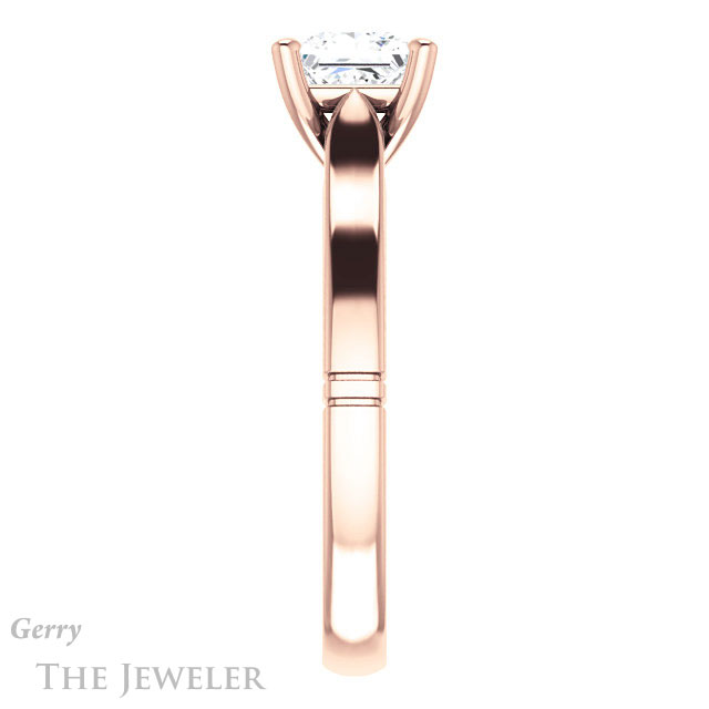 Princess Cut Forever One Moissanite Engagement Ring #GTJ1097-square-fo-r 3 Princess Cut Forever One Moissanite Engagement Ring #GTJ1097-square-fo-r