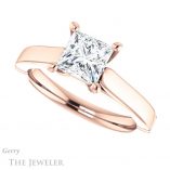 Princess Cut Forever One Moissanite Engagement Ring #GTJ1097-square-fo-r 5 Princess Cut Forever One Moissanite Engagement Ring #GTJ1097-square-fo-r