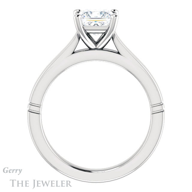 Princess Cut Forever One Moissanite Engagement Ring #GTJ1097-square-fo-w 2 Princess Cut Forever One Moissanite Engagement Ring #GTJ1097-square-fo-w