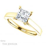 Princess Cut Forever One Moissanite Engagement Ring #GTJ1097-square-fo-y 5 Princess Cut Forever One Moissanite Engagement Ring #GTJ1097-square-fo-y