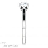Cushion Cut Forever One Moissanite Engagement Ring #GTJ1099-cushion-fo-w