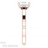 Emerald Cut Forever One Moissanite Engagement Ring #GTJ1099-emerald-fb-r 3 Emerald Cut Forever Brilliant Moissanite Engagement Ring #GTJ1099-emerald-fb-r