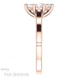 Marquise Cut Forever One Moissanite Engagement Ring #GTJ1099-marquise-fb-r 3 Marquise Cut Forever Brilliant Moissanite Engagement Ring #GTJ1099-marquise-fb-r