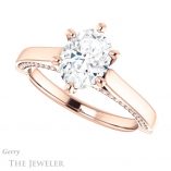 Oval Shaped Forever One Moissanite Engagement Ring #GTJ1099-oval-fo-r 5 Oval Shaped Forever One Moissanite Engagement Ring #GTJ1099-oval-fo-r