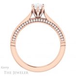 Pear Shaped Forever One Moissanite Engagement Ring #GTJ1099-pear-fb-r 2 Pear Shaped Forever Brilliant Moissanite Engagement Ring #GTJ1099-pear-fb-r