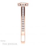 Emerald Cut Forever Brilliant Moissanite Engagement Ring #GTJ1100-emerald-fb-r
