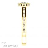 Emerald Cut Forever Brilliant Moissanite Engagement Ring #GTJ1100-emerald-fb-y