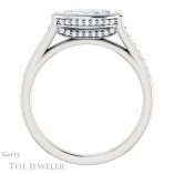 Marquise Cut Forever Brilliant Moissanite Engagement Ring #GTJ1100-marquise-fb-w