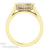 Marquise Cut Forever Brilliant Moissanite Engagement Ring #GTJ1100-marquise-fb-y