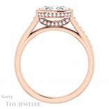 Oval Shaped Forever One Moissanite Engagement Ring #GTJ1100-oval-fo-r 2 Oval Shaped Forever One Moissanite Engagement Ring #GTJ1100-oval-fo-r