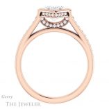 Princess Cut Forever One Moissanite Engagement Ring #GTJ1100-square-fo-r