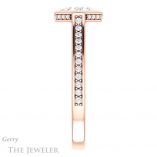 Princess Cut Forever One Moissanite Engagement Ring #GTJ1100-square-fo-r