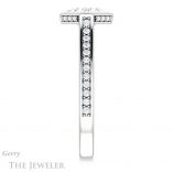Princess Cut Forever One Moissanite Engagement Ring #GTJ1100-square-fo-w