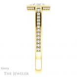 Princess Cut Forever One Moissanite Engagement Ring #GTJ1100-square-fo-y 3 Princess Cut Forever One Moissanite Engagement Ring #GTJ1100-square-fo-y