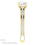Cushion Cut Forever One Moissanite Engagement Ring #GTJ1104-cushion-fo-y