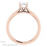 Emerald Cut Forever One Moissanite Engagement Ring #GTJ1104-emerald-fb-r 2 Emerald Cut Forever Brilliant Moissanite Engagement Ring #GTJ1104-emerald-fb-r