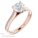 Heart Shaped Forever Brilliant Moissanite Engagement Ring #GTJ1104-heart-fb-r