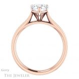 Heart Shaped Forever Brilliant Moissanite Engagement Ring #GTJ1104-heart-fb-r