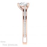 Heart Shaped Forever Brilliant Moissanite Engagement Ring #GTJ1104-heart-fb-r