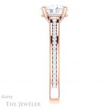 Oval Shaped Forever One Moissanite Engagement Ring #GTJ1104-oval-fo-r