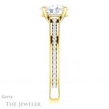 Oval Shaped Forever One Moissanite Engagement Ring #GTJ1104-oval-fo-y 3 Oval Shaped Forever One Moissanite Engagement Ring #GTJ1104-oval-fo-y