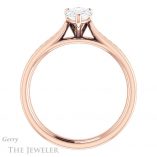 Pear Shaped Forever Brilliant Moissanite Engagement Ring #GTJ1104-pear-fb-r