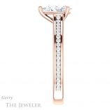 Pear Shaped Forever Brilliant Moissanite Engagement Ring #GTJ1104-pear-fb-r