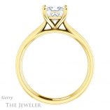 Princess Cut Forever One Moissanite Engagement Ring #GTJ1104-square-fo-y