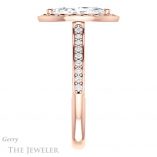 Marquise Cut Forever One Moissanite Engagement Ring #GTJ1111-marquise-fb-r 3 Marquise Cut Forever Brilliant Moissanite Engagement Ring #GTJ1111-marquise-fb-r