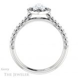 Marquise Cut Forever One Moissanite Engagement Ring #GTJ1111-marquise-fb-w 2 Marquise Cut Forever Brilliant Moissanite Engagement Ring #GTJ1111-marquise-fb-w