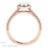 Pear Shaped Forever One Moissanite Engagement Ring #GTJ1111-pear-fb-r 2 Pear Shaped Forever Brilliant Moissanite Engagement Ring #GTJ1111-pear-fb-r