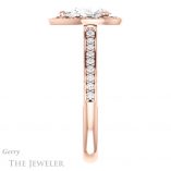 Pear Shaped Forever One Moissanite Engagement Ring #GTJ1111-pear-fb-r 3 Pear Shaped Forever Brilliant Moissanite Engagement Ring #GTJ1111-pear-fb-r