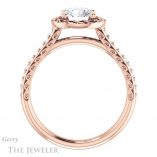 Round Cut Forever One Moissanite Engagement Ring #GTJ1111-round-fo-r 2 Round Cut Forever One Moissanite Engagement Ring #GTJ1111-round-fo-r