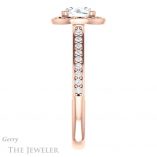 Round Cut Forever One Moissanite Engagement Ring #GTJ1111-round-fo-r 3 Round Cut Forever One Moissanite Engagement Ring #GTJ1111-round-fo-r