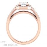 Emerald Cut Forever Brilliant Moissanite Engagement Ring #GTJ1112-emerald-fb-r