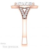 Marquise Cut Forever Brilliant Moissanite Engagement Ring #GTJ1112-marquise-fb-r