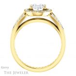 Oval Shaped Forever One Moissanite Engagement Ring #GTJ1112-oval-fo-y 2 Oval Shaped Forever One Moissanite Engagement Ring #GTJ1112-oval-fo-y