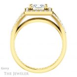 Princess Cut Forever One Moissanite Engagement Ring #GTJ1112-square-fo-y