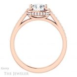 Cushion Cut Forever One Moissanite Engagement Ring #GTJ1120-cushion-fo-r 2 Cushion Cut Forever One Moissanite Engagement Ring #GTJ1120-cushion-fo-r