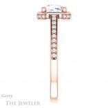 Cushion Cut Forever One Moissanite Engagement Ring #GTJ1120-cushion-fo-r 3 Cushion Cut Forever One Moissanite Engagement Ring #GTJ1120-cushion-fo-r
