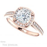 Cushion Cut Forever One Moissanite Engagement Ring #GTJ1120-cushion-fo-r 5 Cushion Cut Forever One Moissanite Engagement Ring #GTJ1120-cushion-fo-r