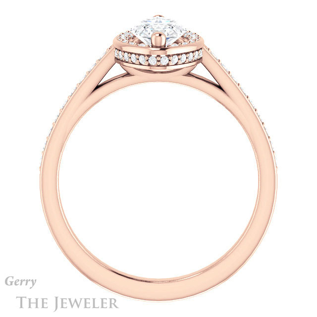 Marquise Cut Forever Brilliant Moissanite Engagement Ring #GTJ1120-marquise-fb-r