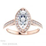 Marquise Cut Forever Brilliant Moissanite Engagement Ring #GTJ1120-marquise-fb-r